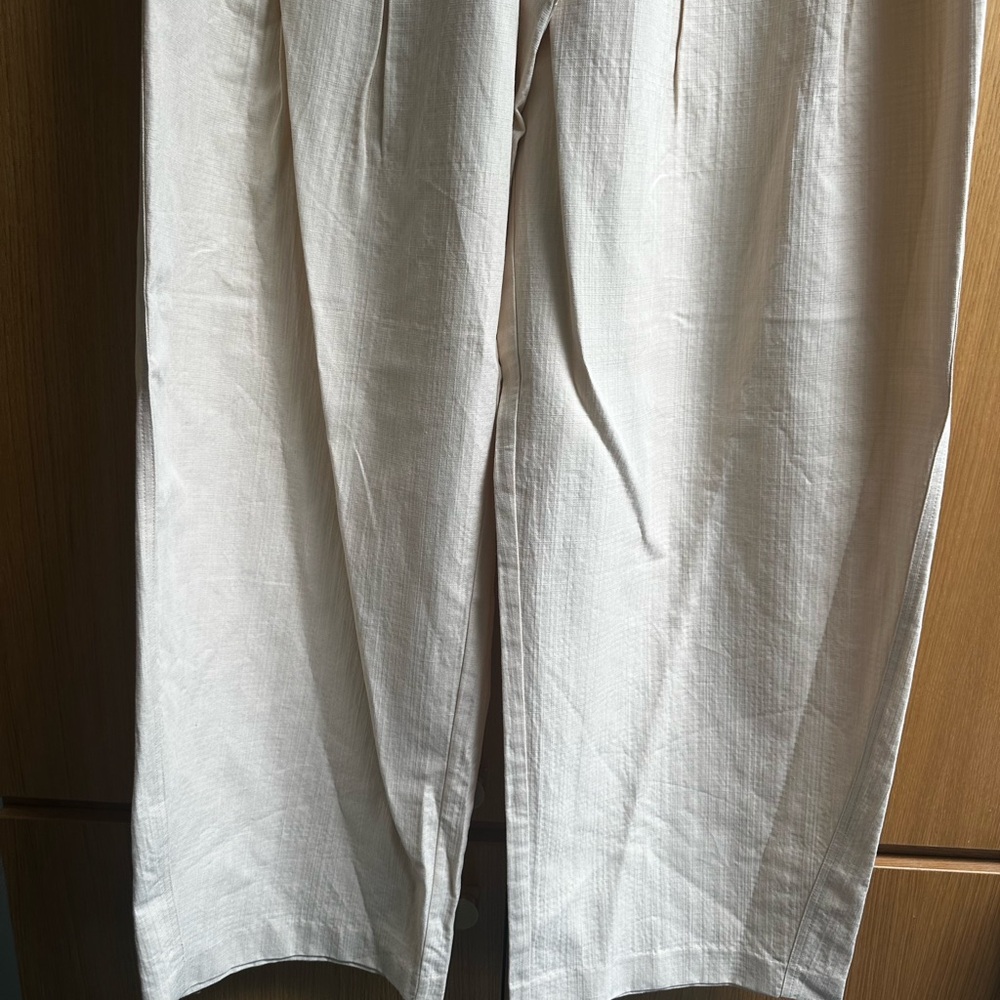 *NWT* Apiece Apart Manu drawstring pant in cream, size L - Picture 7 of 14